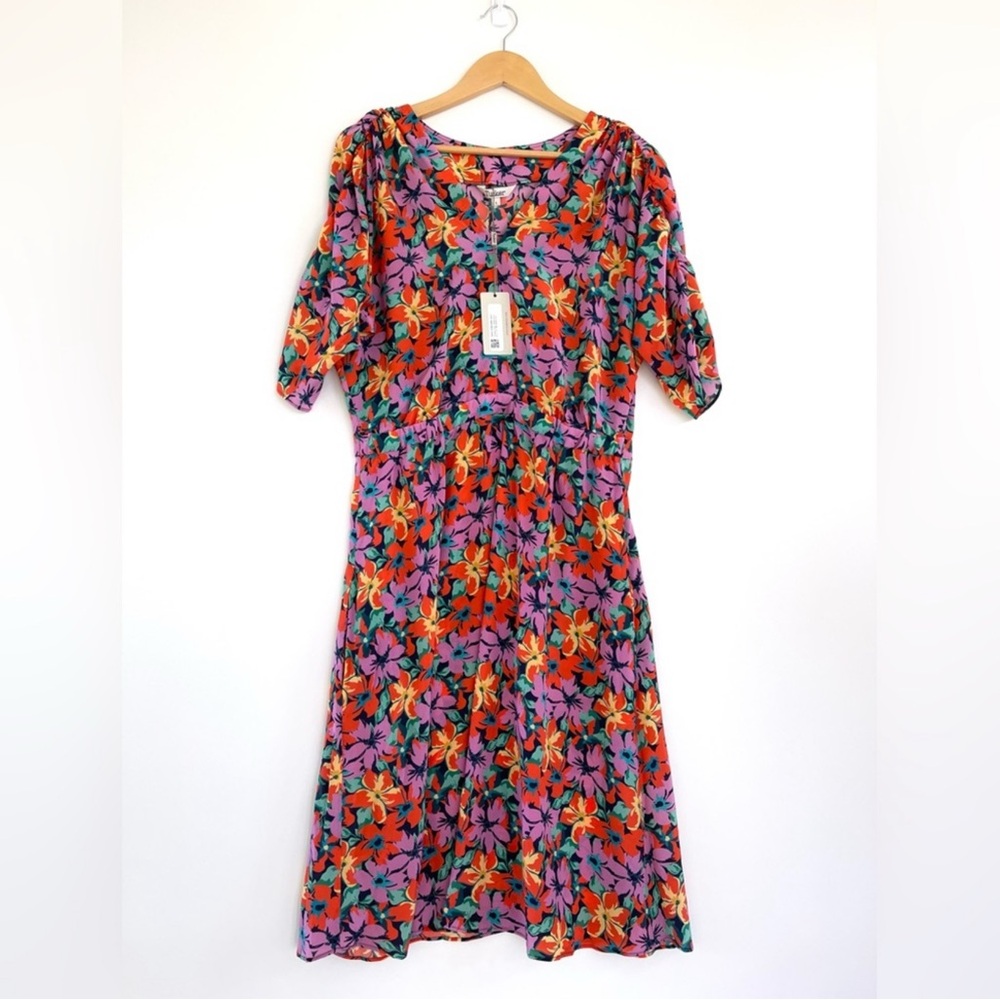 NWT Tucker NYC Market Dress 100% Silk Marissa’s Mural
